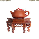 présentoir bois artisanal support plantes sculpture marron décor intérieur extérieur étagère jardin