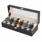 boîte rangement montres simili cuir cadenas classique 11cm 16cm 30cm étanche femmes