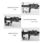 Spot LED 3W réglable blanc 4000K noir moderne clips aluminium 220V 12 mois garantie