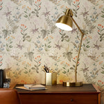 papier peint fleuri autocollant imperméable fleurs feuilles classique chambre salon cuisine vintage pvc résistant