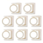 support mural adhésif crochet blanc moderne rond lisse opacité pratique décoration