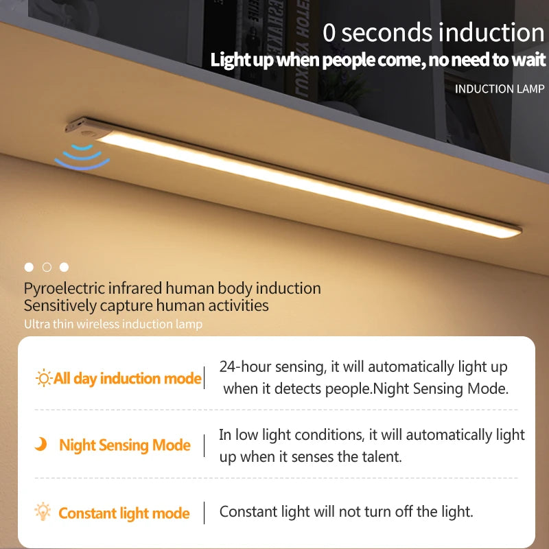 lampe led rechargeable usb mouvement trois couleurs blanc naturel chaud moderne