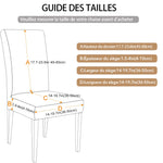 Housse de chaise élastique moderne pour salle à manger
