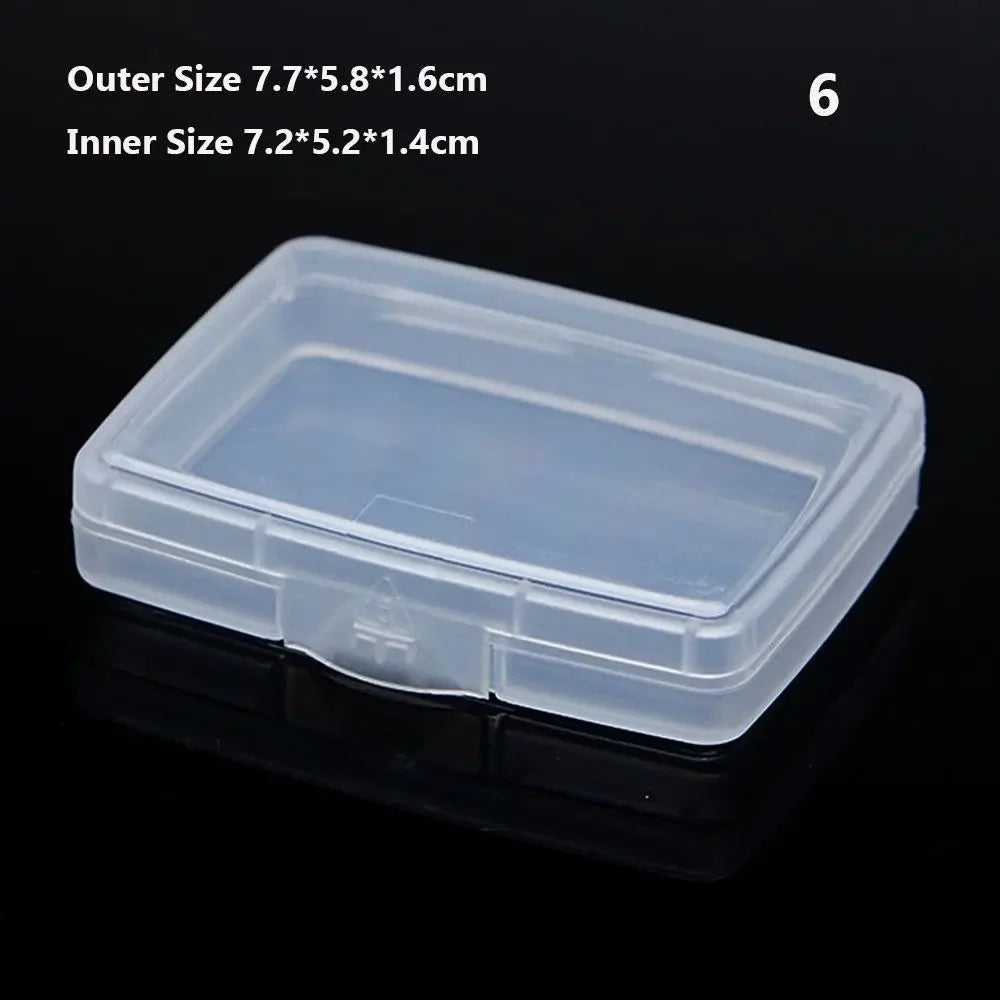 boîte rangement plastique transparente poignées bijoux petits objets divers accessoires