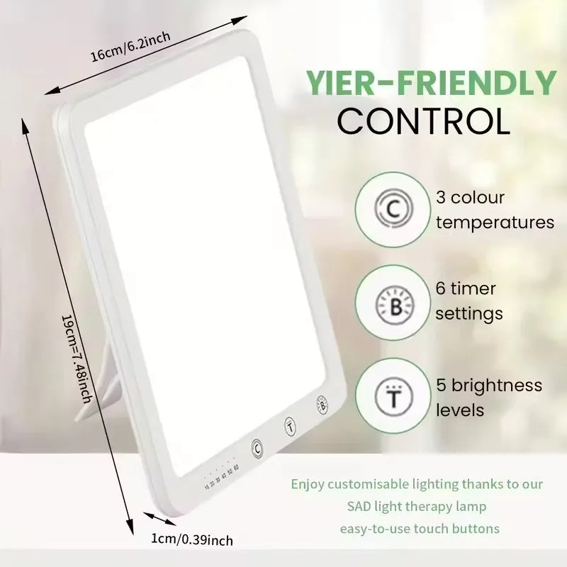 lampe led lumière naturelle blanc moderne températures minuteries luminosités pliable