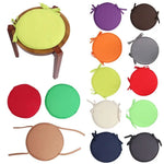 coussin rond mousse pu polyester coton antidérapant moderne couleur verte violet marron