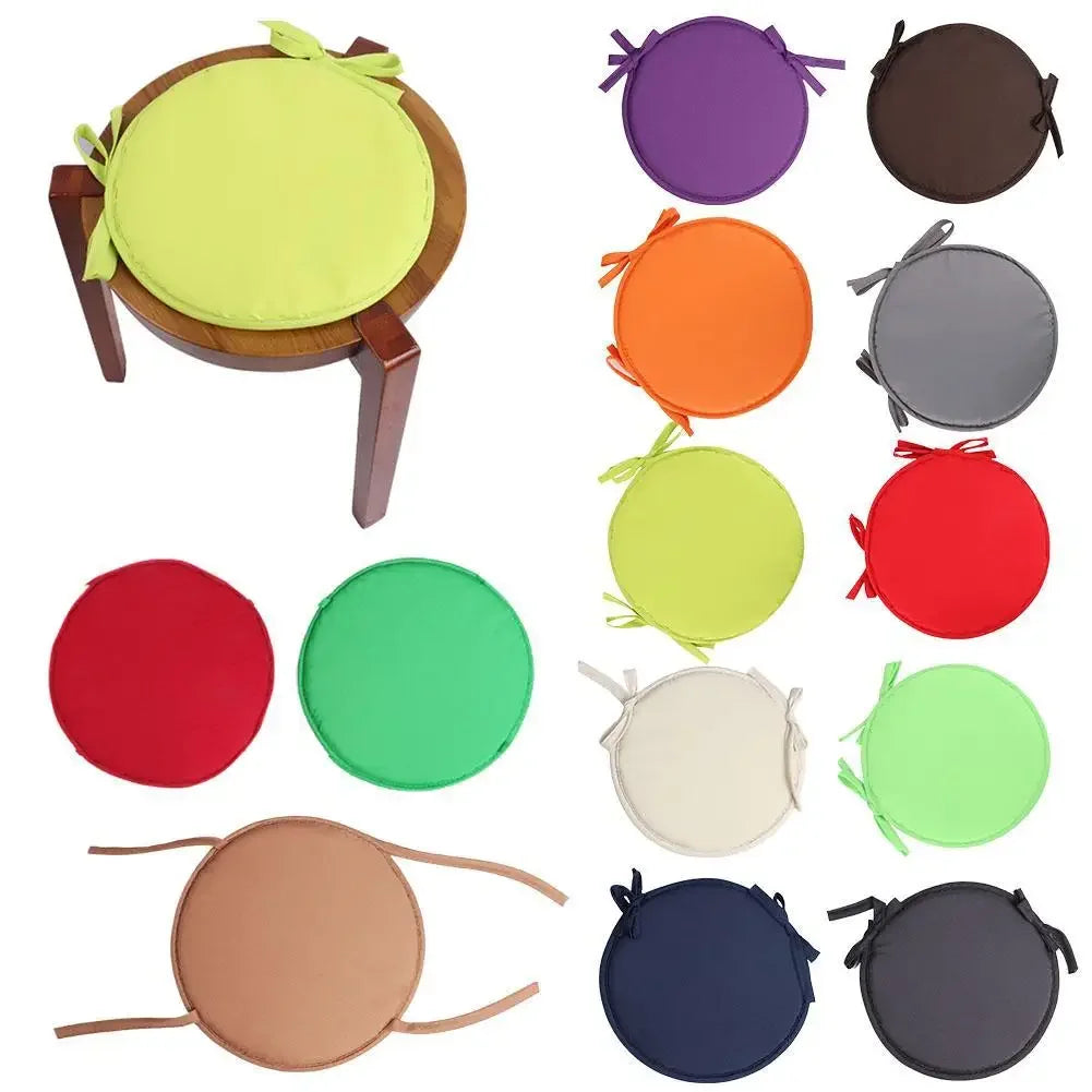 coussin rond mousse pu polyester coton antidérapant moderne couleur verte violet marron