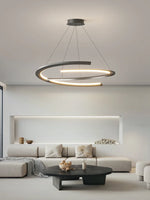 suspension lumineuse moderne gris blanc minimaliste salon chambre hôtelversible autonomependentifchaînes
