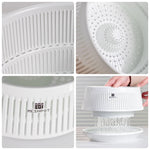 Pots plante moderne blanc rayures grille drainage base plate 21cm 12.3cm