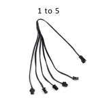 câbles électrique répartiteur 12v splitter clips boitier controle accessoire éclairage néon moderne