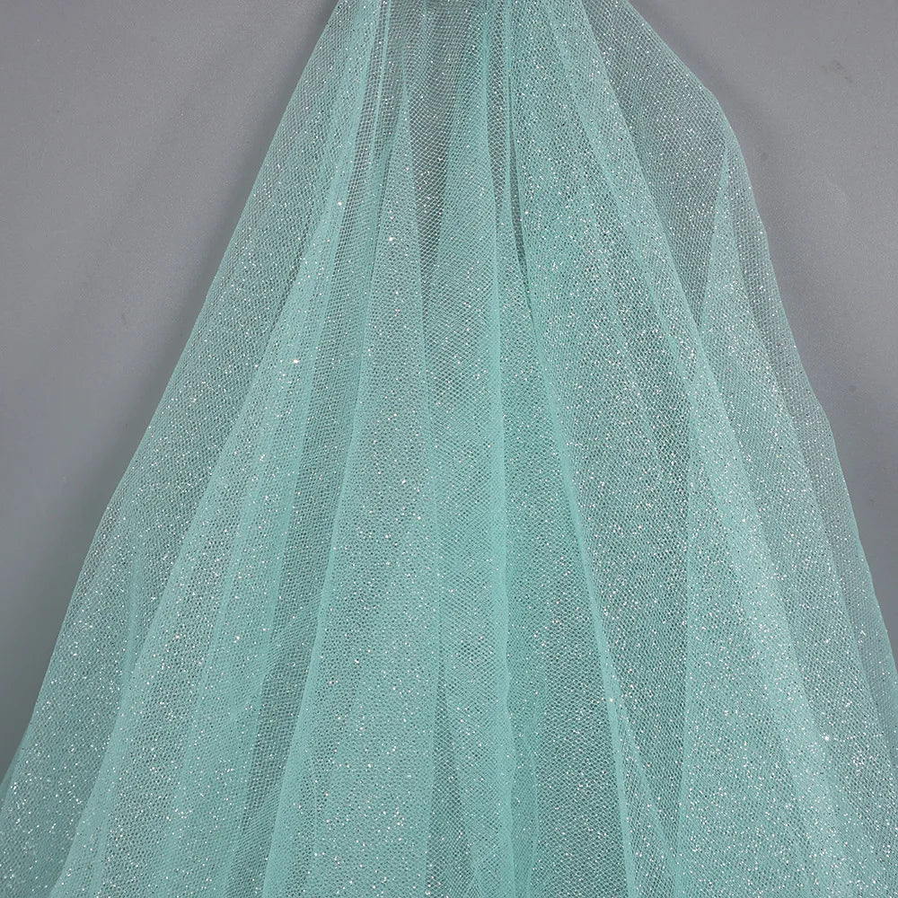 tulle pailleté transparent élégant noir blanc rose rouge vert jaune bleuclair festive