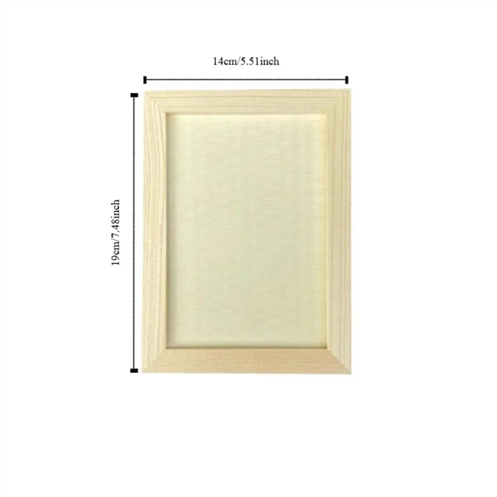 cadres bois naturels classiques différents enfants decoration photo façon rustique