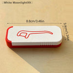 boîte rangement fil dentaire mini cure dents reutilisable blanc rouge bleu jaune moderne pratique
