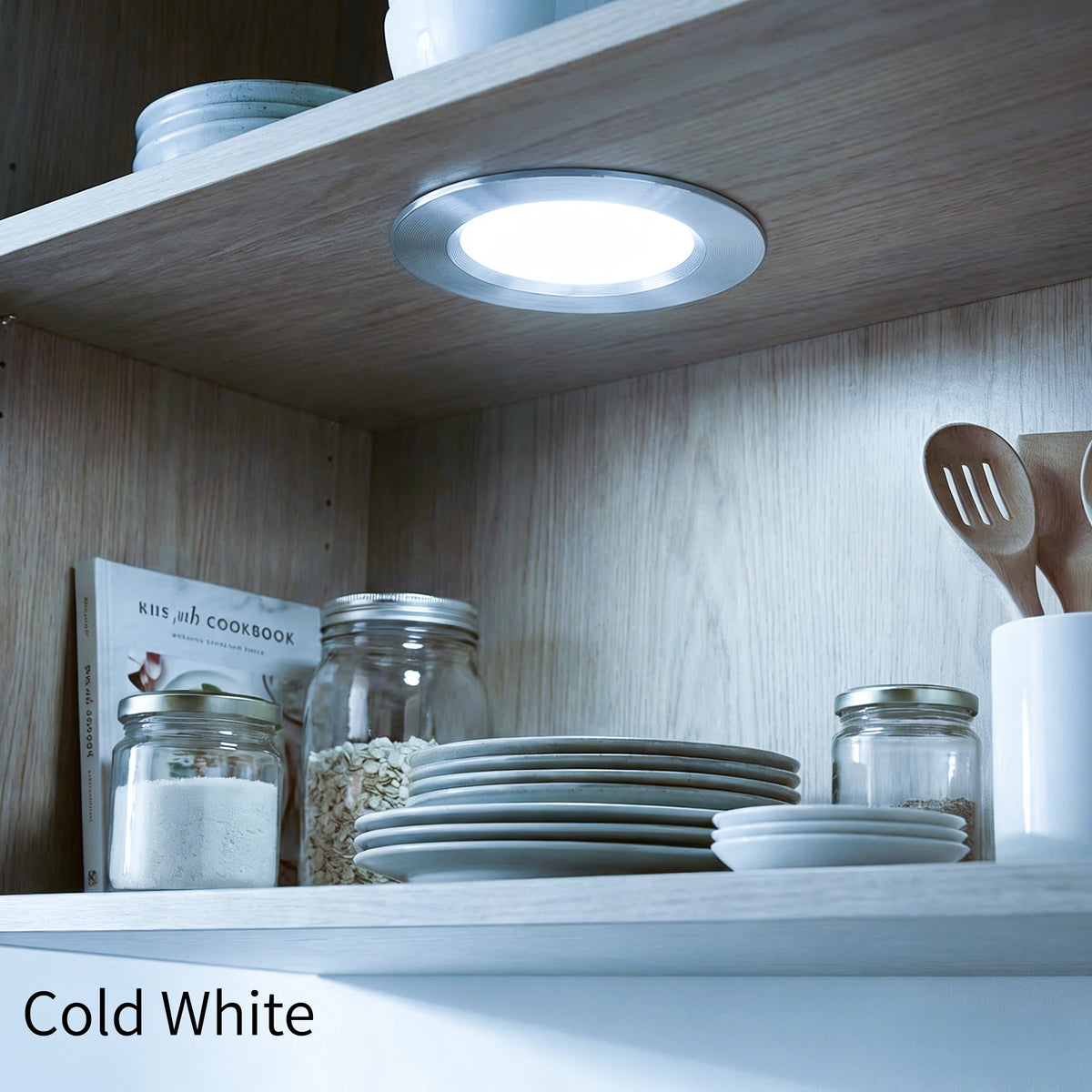plafonnier led argent noir blanc moderne 12v 3w nickel opaques