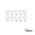 roulettes rideau blanc modernes accessoires quincaillerie maison anneaux métalliques 18mm 31mm