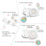 diode led rgbw haute puissance cob lampe éclairage couleur blanc rouge vert bleu