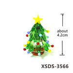 Petit sapin de Noël personnalisable en verre
