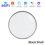 plafonnier led noir blanc moderne minimaliste télécommande wifi rgb adaptable chambre cuisine