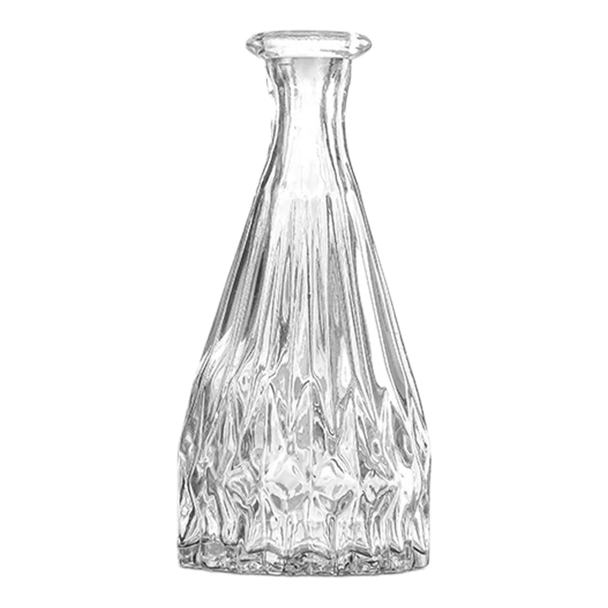 vases transparent modernes classiques motifs géométriques ridés décoration fleurs