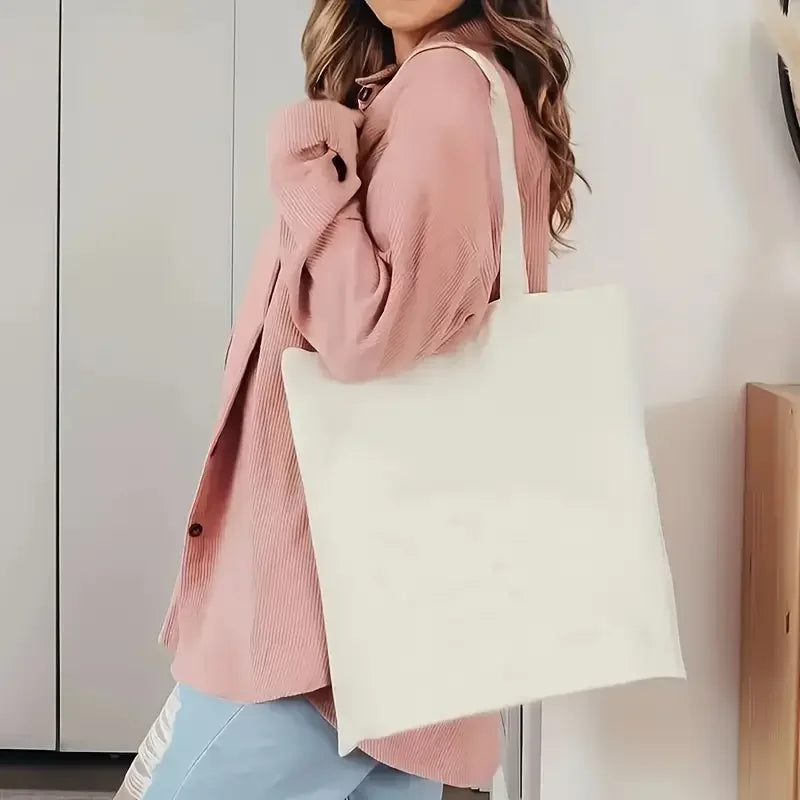 sacs rangement toile réutilisable utilisation multiple sac main beige texture tissée casual fixation poignées
