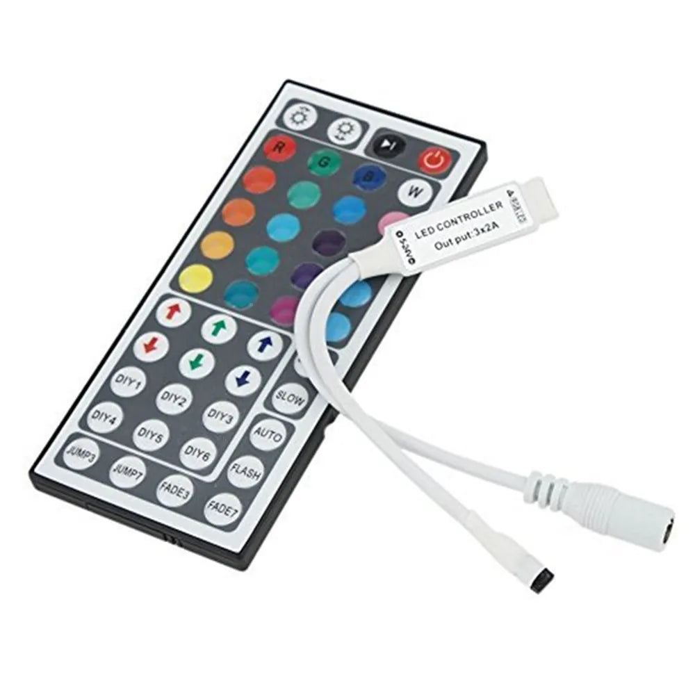 contrôleur led rgbw télécommande câble connexion bande led rvb blanc moderne 12v 72w ir