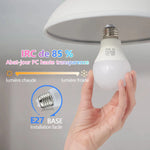 ampoules led 3w 6w 9w 12w 15w 18w e27 haute luminosité blanc opaque lisse