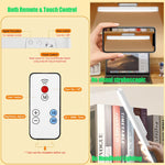 lampe led rechargeable télécommande couleurs aimant blanc moderne opacité usb