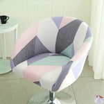 housse chaise extensible motif floral moderne fauteuil salle manger décor maison élastique