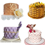 moules silicone gâteau dentelle origami bordure fondant deco pâtisserie triangles floral modernes