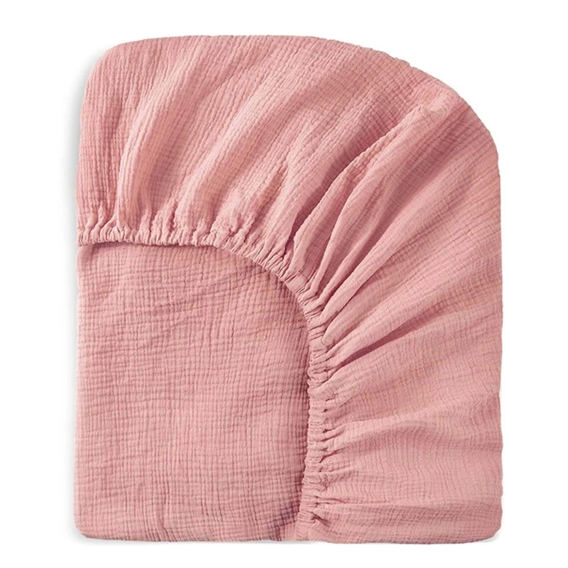 drap housse coton bébé ans rose pâle vert pastel gris clair bleu violet orange