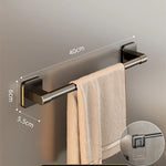 porte serviettes adhésifs muraux modernes argenté blanc gris minimaliste sans percer 30cm 40cm