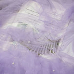 nappe décorative élégante transparente blanches motif plissé mariage blanc rouge violet noir bleu clair