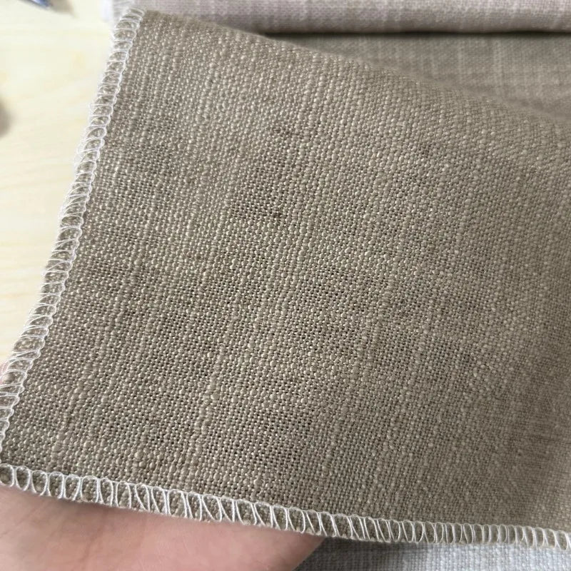 rideau store lamelles tissu beige texture lin moderne opacité sécurité uv puits lumière horizontal