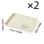 assiettes modernes plastique imprimées ours tasse cuillère serviette dessin animé minimaliste