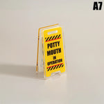 panneau decoratif signalisation routiere humour leave me alone busy age 14+ résine transparent impression