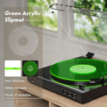 tapis antidérapant vinyle transparent disque rayures concentriques basse définie moderne truelle support discothèque équipement