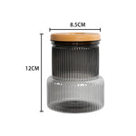 cache pot transparent moderne pot plante maison beige orange bleu