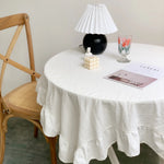 nappe blanche coton classique rectangle imperméable usage multiple mariage fête mères carnaval diplômes