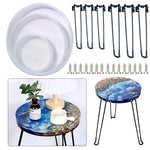 plateau silicone marbre blanc bleu moderne tringle fixation diamètre 203mm 228mm 254mm 279mm 305mm