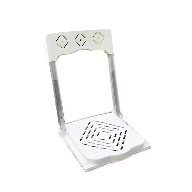 banquette pêche pliante blanc moderne perforations dossier réglable ventilation extérieure adjustable moments détente