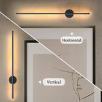 lampe murale led rechargeable sans fil noir doré moderne télécommande tactile 50cm 80cm