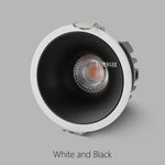 spot led encastrable blanc moderne aluminium éclairage intérieur cuisine salon minimaliste