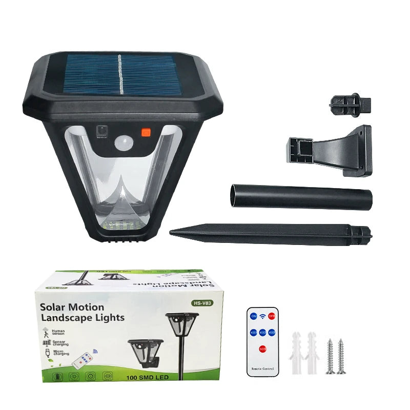 projecteur solaire extérieur moderne lampes murales solaires LED détecteur mouvement