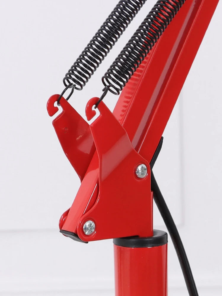 lampe sol led rouge bleu moderne industriel clips métalliquesTouchable Interrupteur Haut Bas couleurs changeables