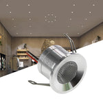 projecteur led spot argenté moderne 12v ip65 alu câble teflon 47cm