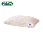 oreiller rafraîchissant fibre polyester géométrique blanc bleu clair moderne confortable coton hexagonal lit voyage