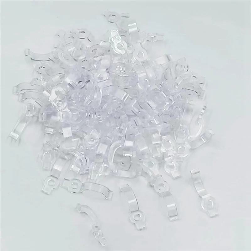 clips fixation transparent vis led bande lumineuse largeur moderne étanche simple