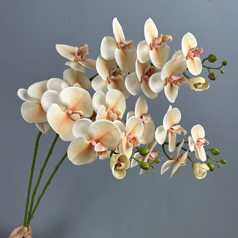 décoration mariage bouquet orchidées artificielles blancs modernes intérieur 94cm
