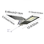 lampes solaires modernes panneaux solaires noirs led blanches autonomes contrôles distants