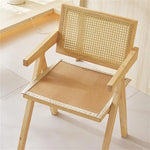 coussin chaise tissé bambou vert olive marron clair moderne 45x45cm 50x50cm mousse pu